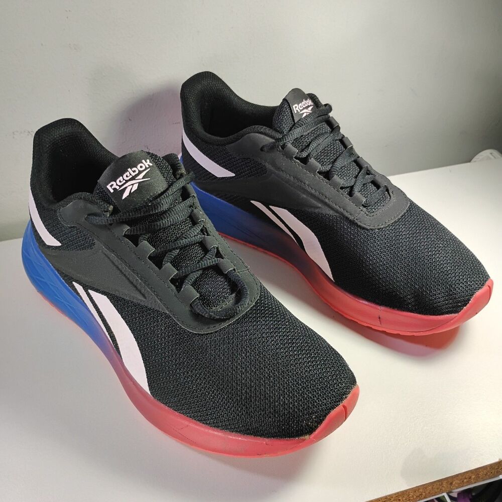 Reebok Energen Plus Womens US 10 Black Red Running Shoes Gym Workout Sportswear
